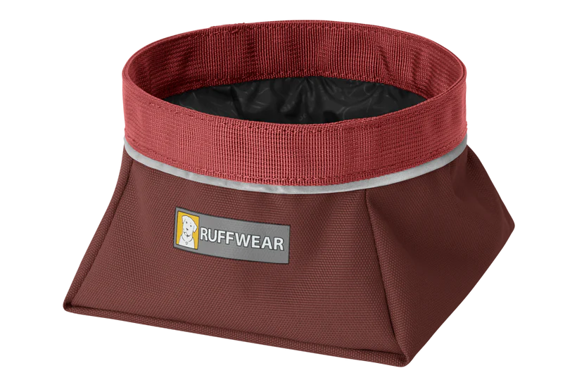 Ruffwear Quencher™ Packable Dog Bowl - Fired Brick