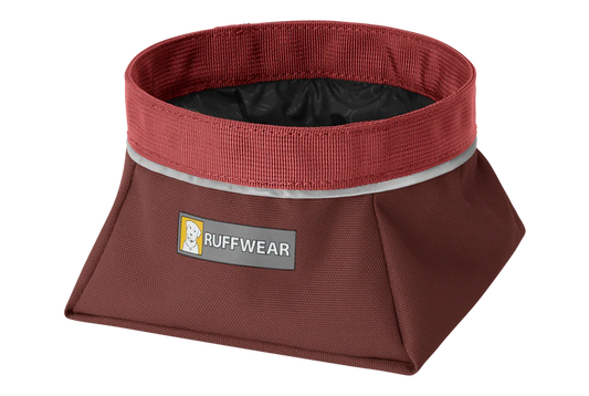 Ruffwear Quencher™ Packable Dog Bowl - Fired Brick