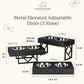 Pawpourri Elevated Adjustable Diner Set For Dogs 3 Sizes