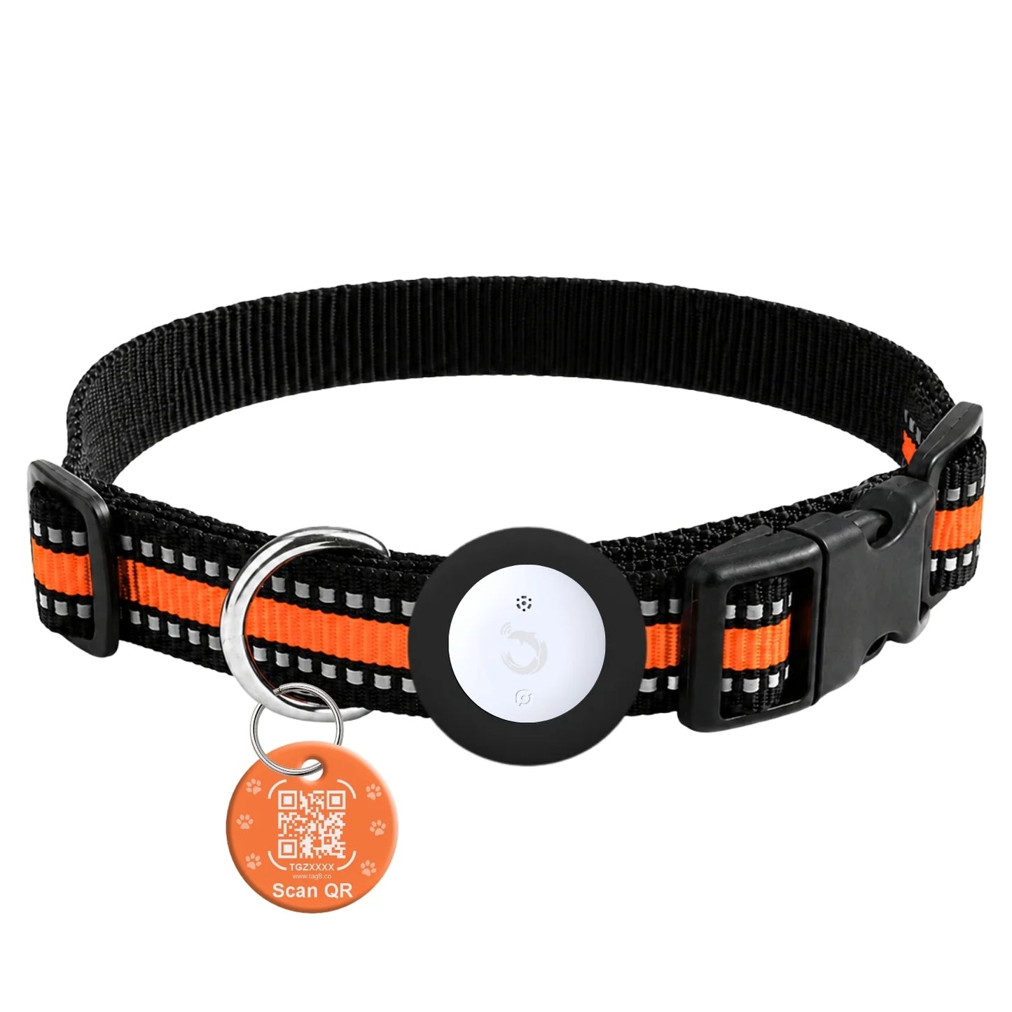 Kennel Genie Pet Tracker Kit Adjustable Collar For Dogs and Cats Work with Android