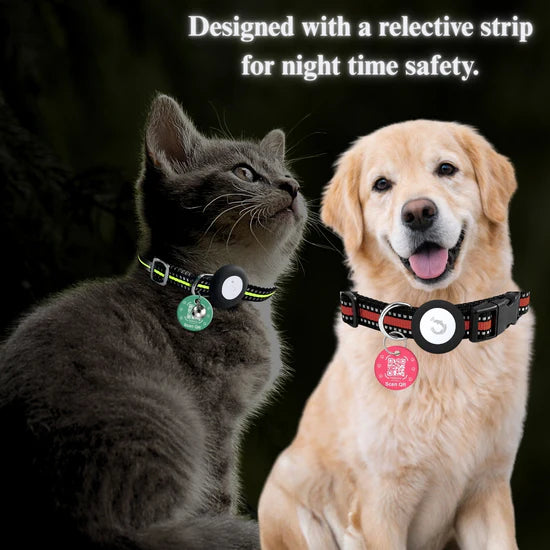 Kennel Genie Pet Tracker Kit Adjustable Collar For Dogs and Cats Work with Android