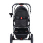 M-pets Conquest Detachable Pet Stroller 171x57.5x101cm for upto 25kg Dogs & Cats