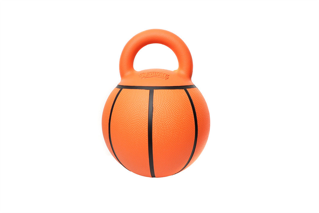 Gigwi Jumball Basketball Ball with Rubber Handle Orange M/L