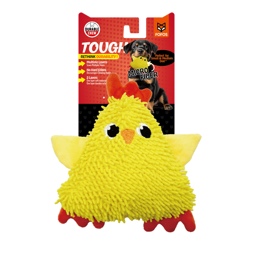 FOFOS Tough Dog Toy Chick 18 X 7.8 X 16cm