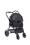 M-pets Conquest Detachable Pet Stroller 171x57.5x101cm for upto 25kg Dogs & Cats