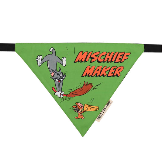 Mutt of Course Tom & Jerry Mischief Maker Bandana For Dogs