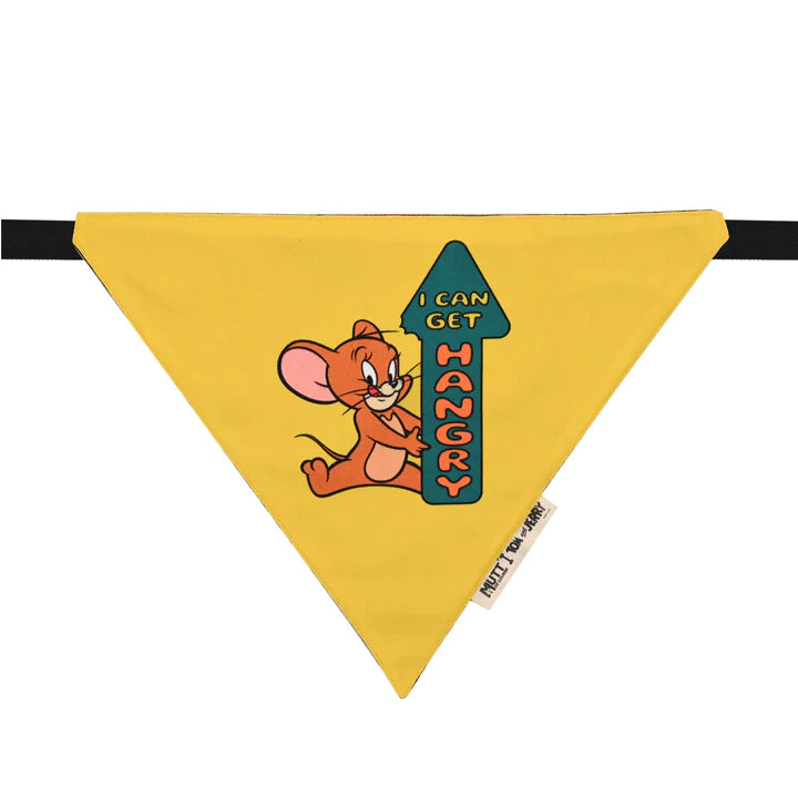 Mutt of Course Tom & Jerry I Can Get Hangry Bandana For Dogs