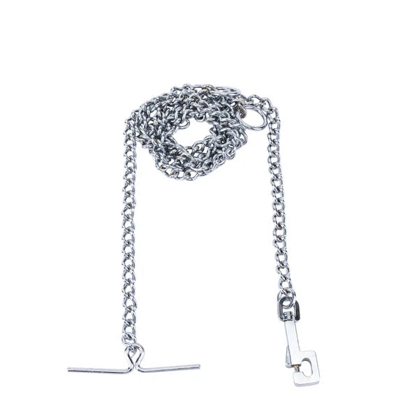 Kennel M.S. Tie Chain No.1 | Strong & Durable Metal Tie-Out Chain for Dogs l Chain Length 152.2cm (60") l 4mm