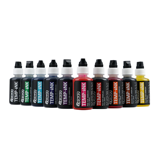 Opawz Temp Ink for Airbrush 10 color set (30mlx10)