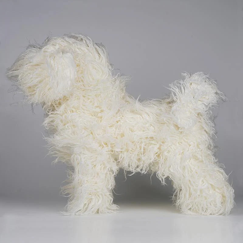 Bichon Wholebody Dog Wig- White