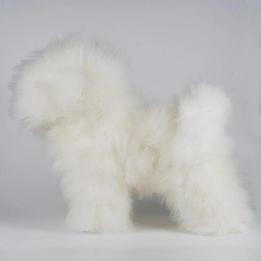 Bichon Wholebody Dog Wig- White
