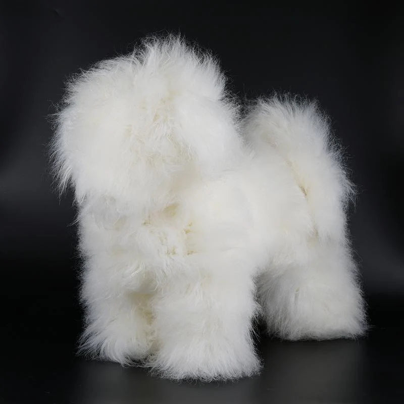 Bichon Wholebody Dog Wig- White