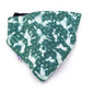 Hriku Organic Cotton Dog Bandana Dabu Print Green Large