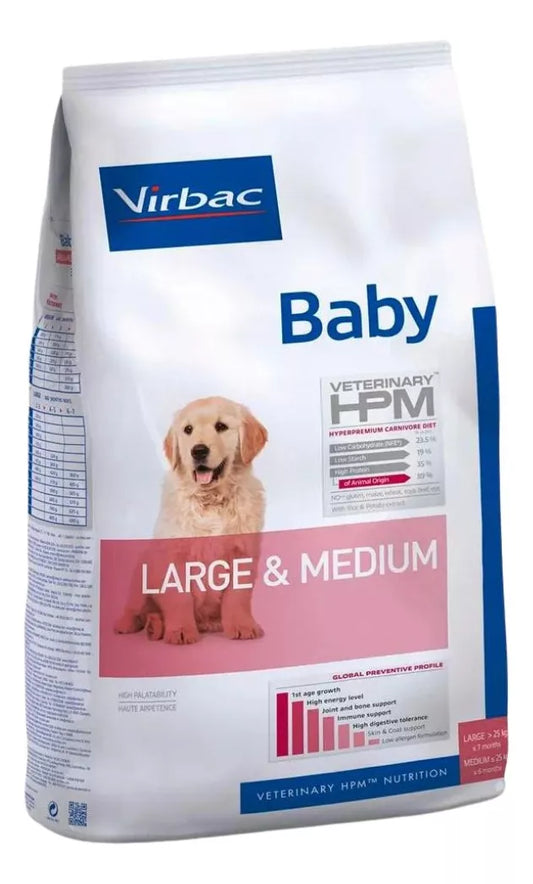 Virbac Veterinary Baby Large & Medium Breeds Dry Food 3kg