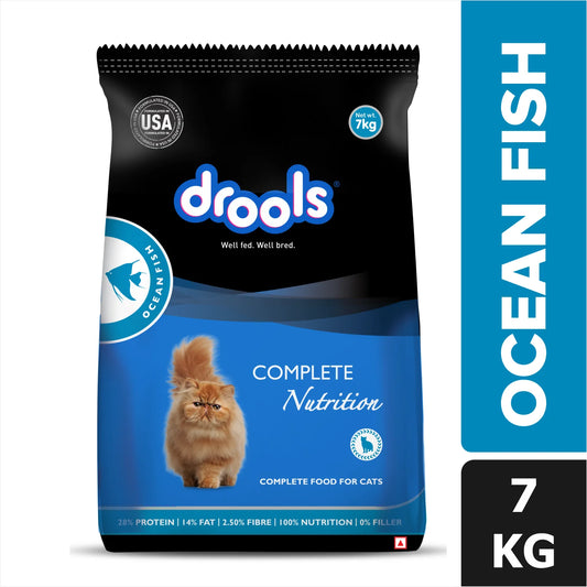 Drools Ocean Fish Adult Cat Dry Food 7kg