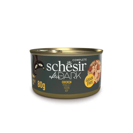 Schesir After Dark Cat Wholefood | Chicken Cat Wet Food 80g