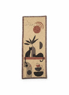 Catscart PawCanvas™ Runner Earth Rhythm Cat Scratcher 30x80cm