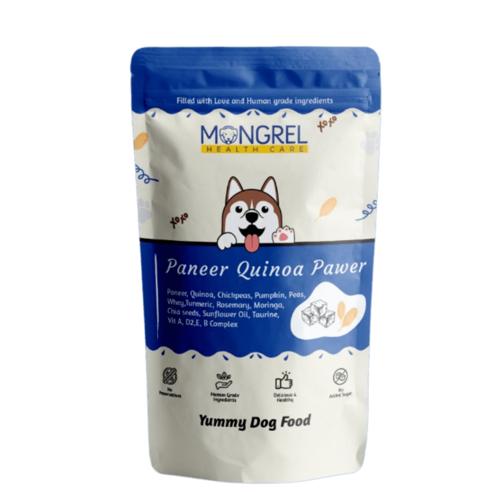 Mongrel Fresh Vegetarian Dog Food – Paneer Quinoa Pawer Flavor