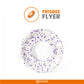 FOFOS Super Flyer White Dog Toy 23.5 x 23.5 x 4 cm