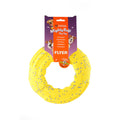 FOFOS Super Flyer Yellow Dog Toy 23.5 x 23.5 x 4 cm