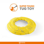 FOFOS Super Flyer Yellow Dog Toy 23.5 x 23.5 x 4 cm