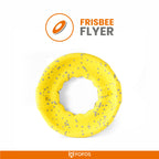 FOFOS Super Flyer Yellow Dog Toy 23.5 x 23.5 x 4 cm