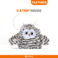 FOFOS Flapping Owl Cat Toy 10.5x7x8 cm