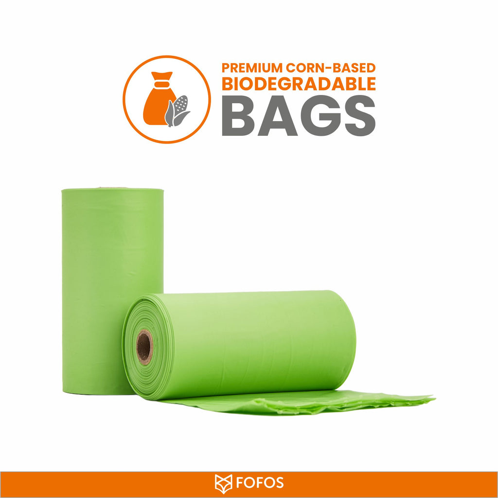 FOFOS Poop Bag Sets Navy 6x6x11cm