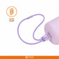 FOFOS Poop Bag  Sets Purple 6 x 6 x 11cm