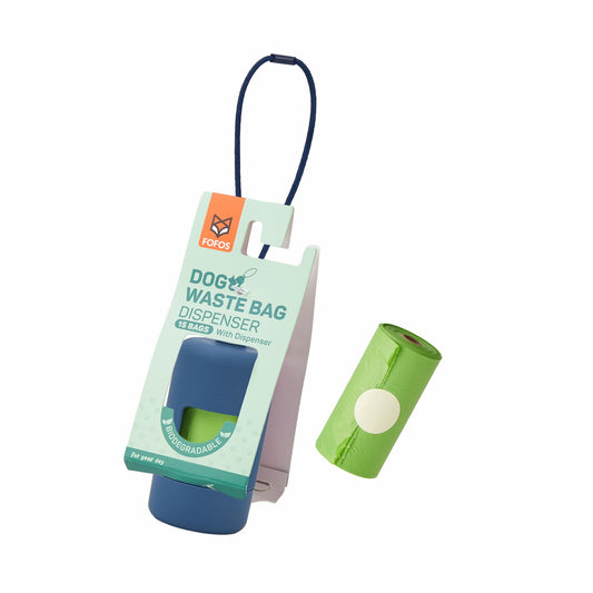 FOFOS Poop Bag Sets Navy 6x6x11cm