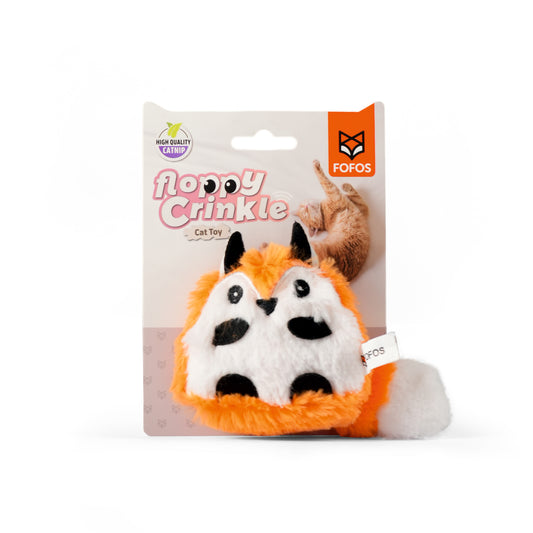 FOFOS Floppy Crinkle Cat Toy Fox 7 x 2 x 13 cm