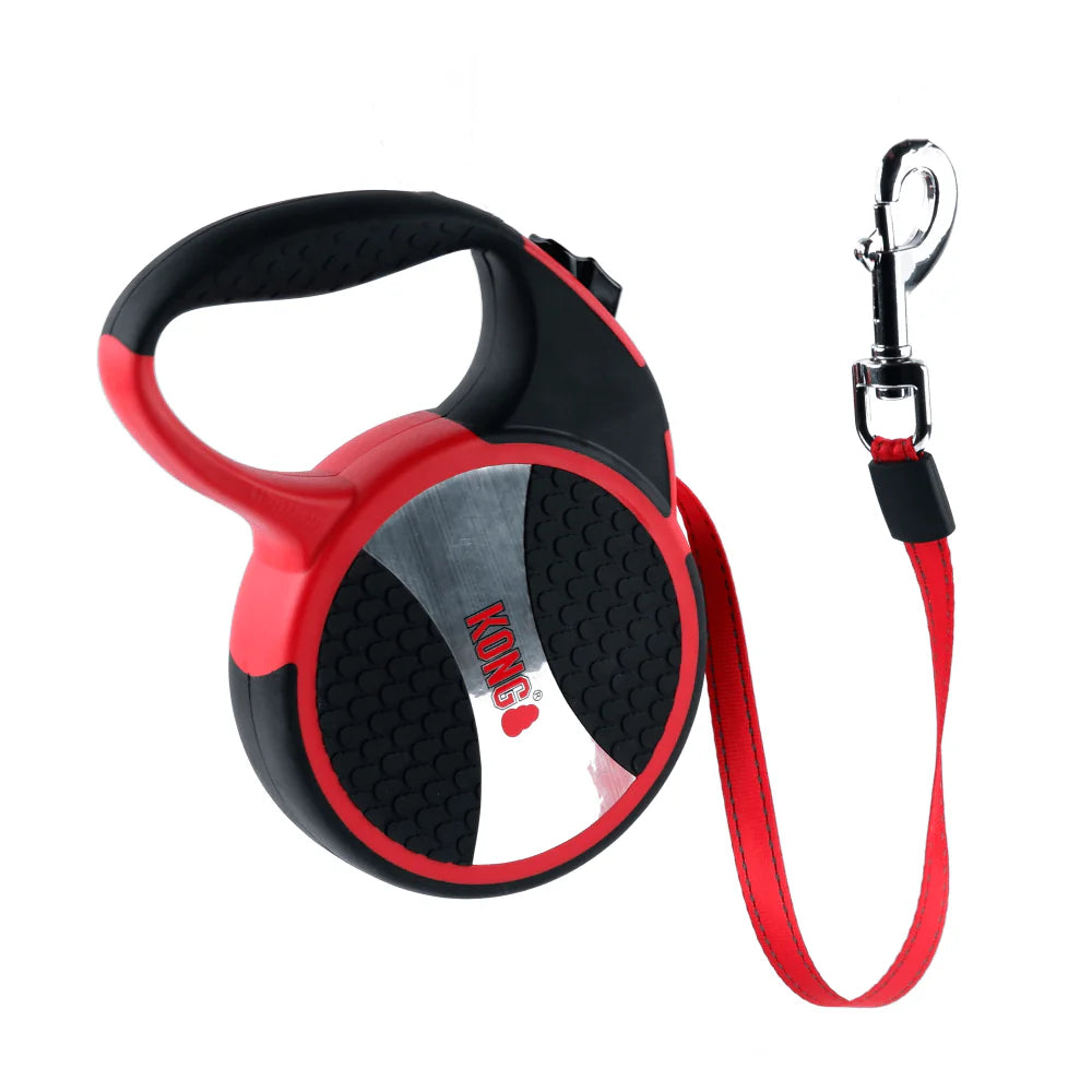 Kong Retractable Explor Dog Leash Red 7.5m I Up To 50kg I Large