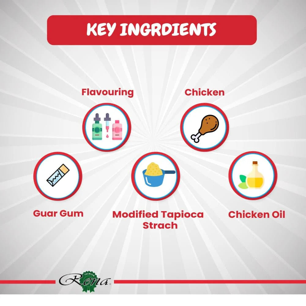Rena's Kitty Licks Chicken Flavour 15gm x 4 tubes