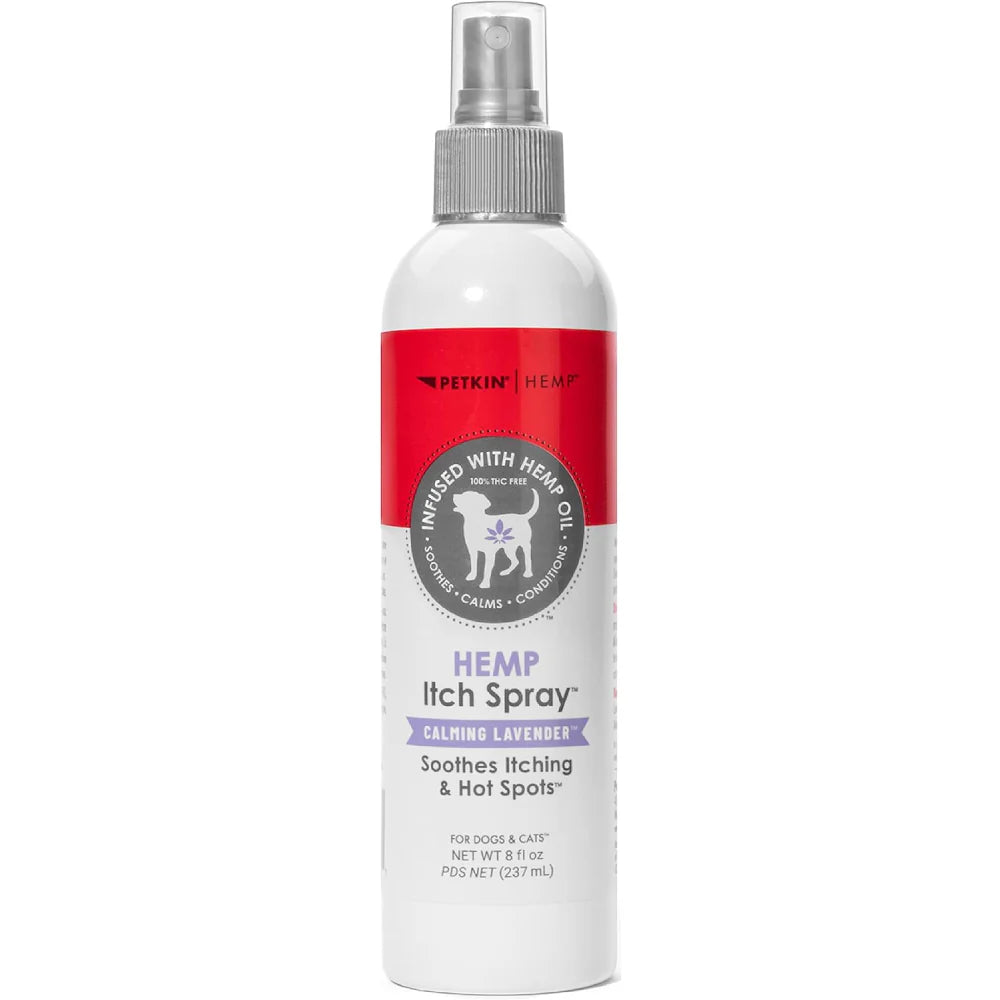 Petkin Hemp Itch Spray For Dogs & Cats 237ml