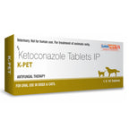 Sava Vet K Pet (Ketoconazole) 200mg Tablet for Dogs & Cats 1 x 10 Tablets