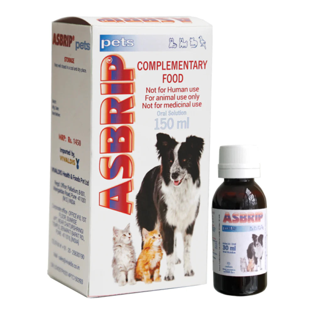 Vivaldis ASBRIP Cough Syrup For Dogs & cats 150ml