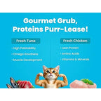 Bark Out Loud Tuna & Chicken Chunks in Gravy Adult Dogs All Breeds 85g
