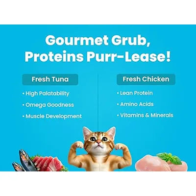 Bark Out Loud Tuna & Chicken Chunks in Gravy Adult Dogs All Breeds 85g