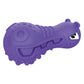 GiGwi Dumbbell Hippo Heads Treat Dispenser and Squeak Toy for Dogs Medium