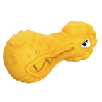 GiGwi Dumbbell Lion Heads Treat Dispenser and Squeak Toy for Dogs Medium