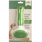 Basil Auto Clean Slicker Brush For Dogs