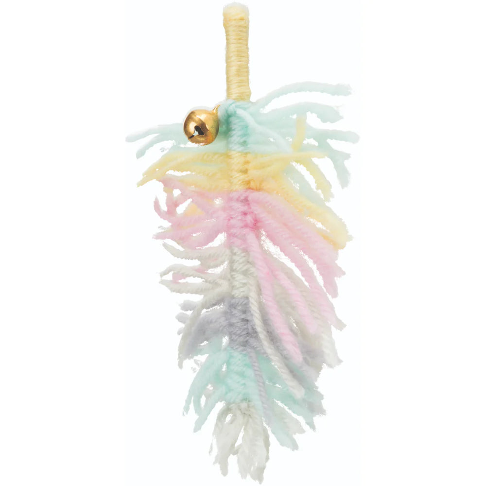 Trixie Feather with Bell Polyester Cat Toy 14cm