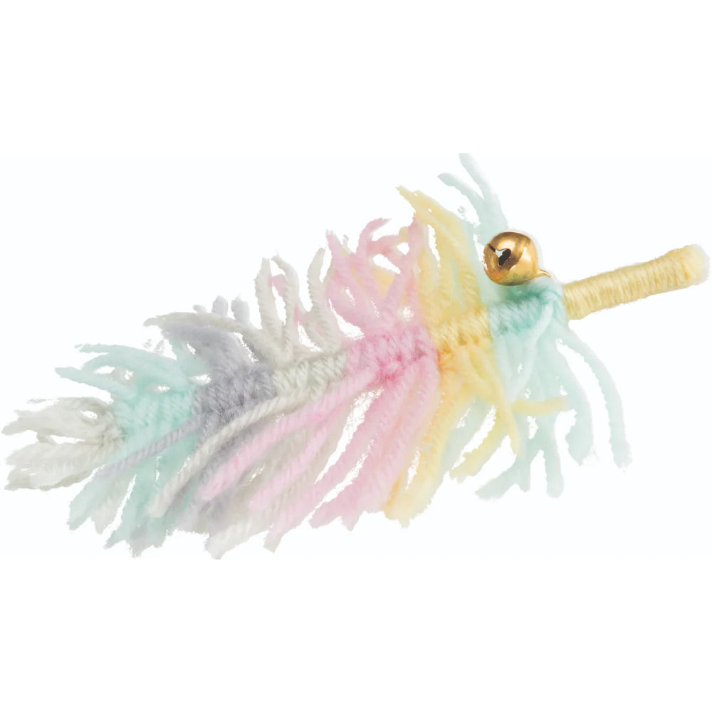 Trixie Feather with Bell Polyester Cat Toy 14cm