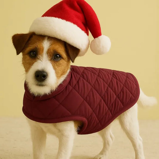 15 Furries Wine Puffer Jacket for Dogs