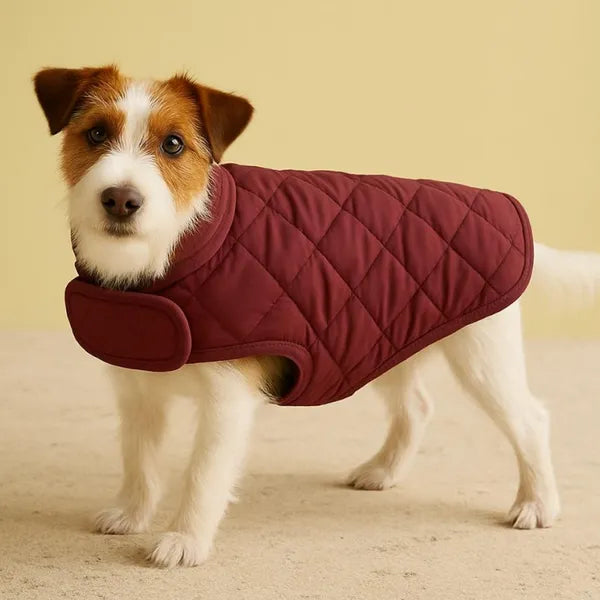 15 Furries Wine Puffer Jacket for Dogs