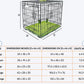 M-Pets Voyager Wire Crate Cage with 2 Doors