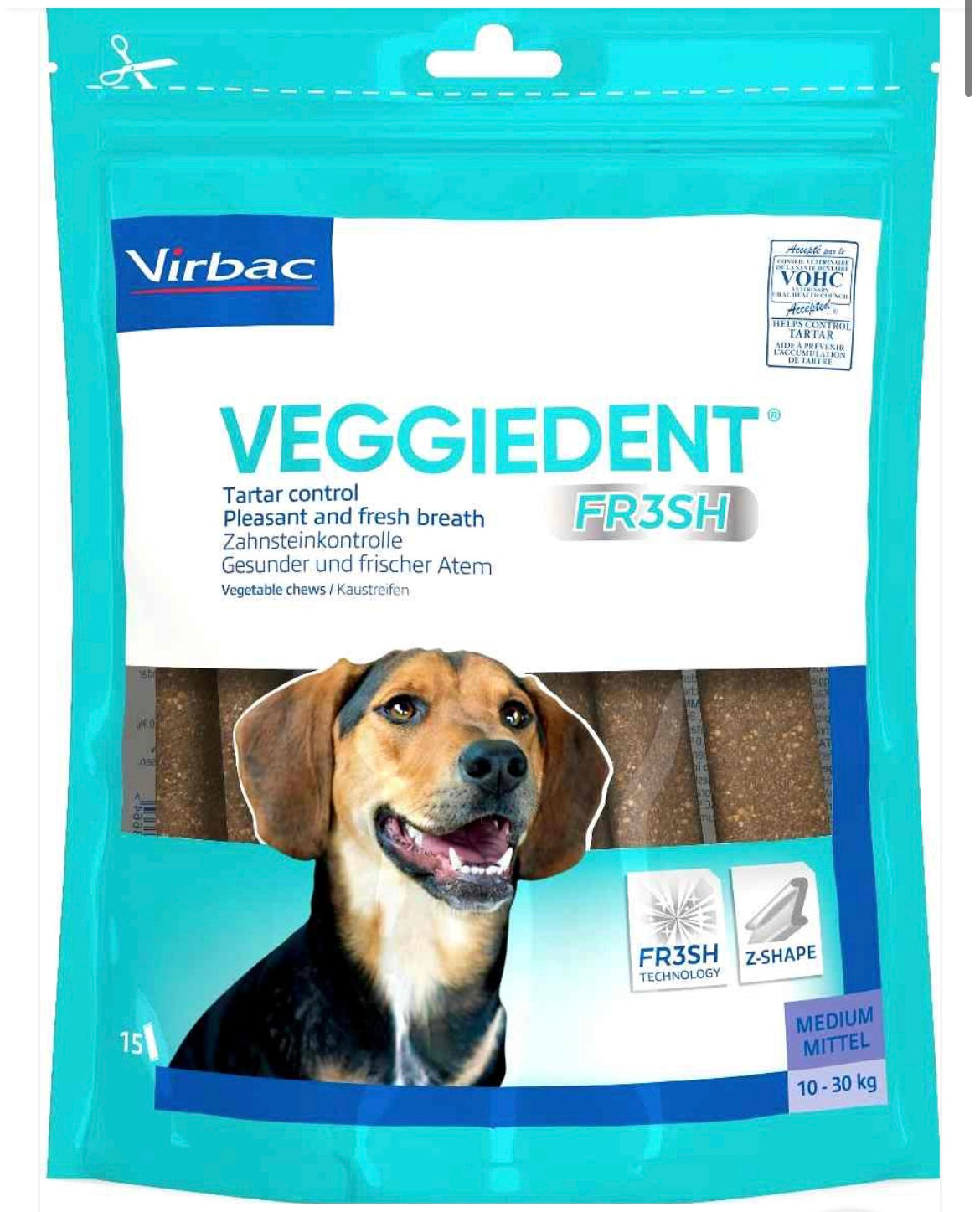 Virbac Veggiedent Oral Hygiene Chew For Dogs