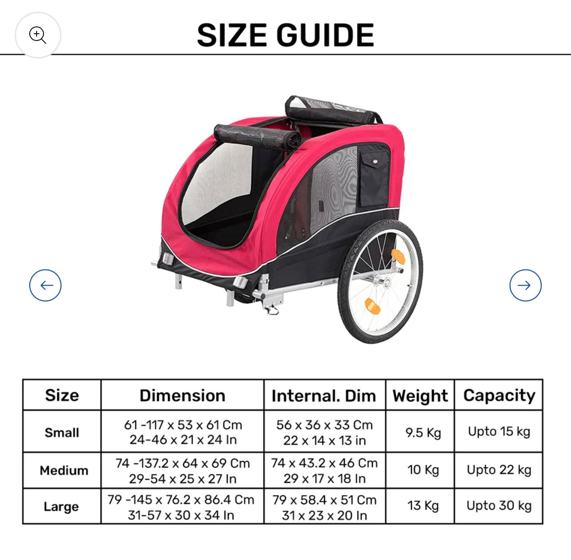 Trixie Bicycle Trailer For Dogs