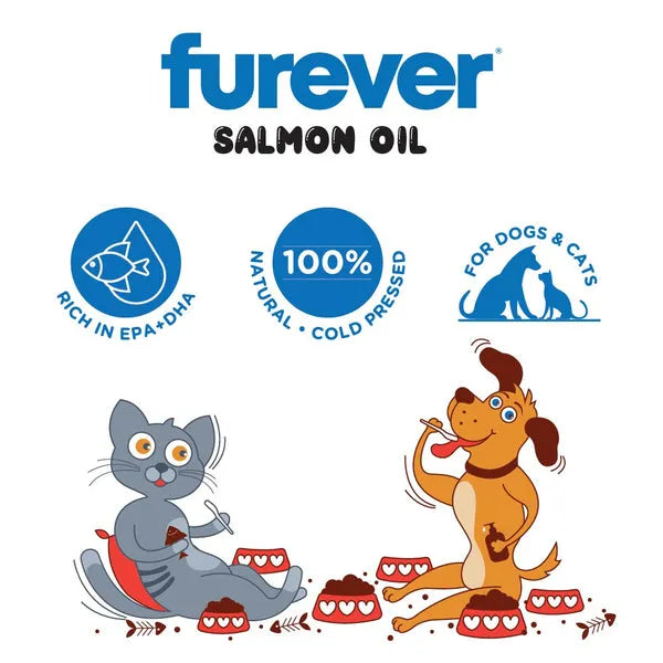 Pawsome Companions Furever Salmon Oil For Cat & Dog 100ml