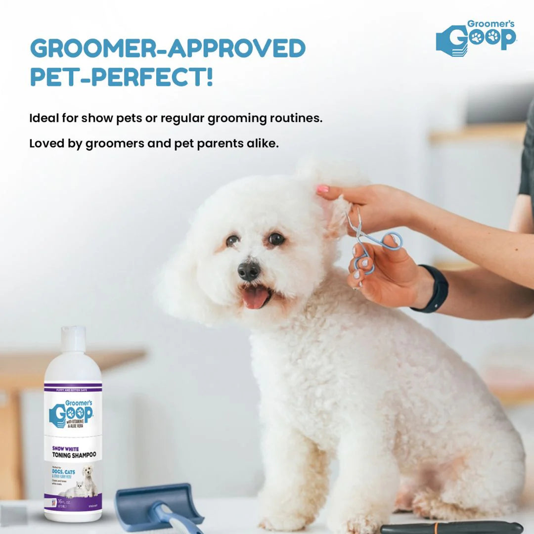 Groomers Goop Snow White Toning Shampoo 473 ml